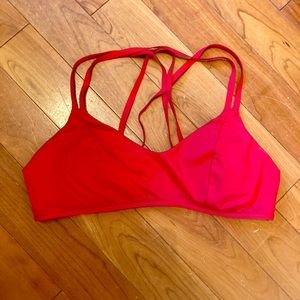 Red Athleta Bikini